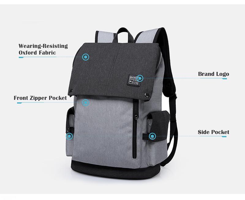- Balo Laptop Chống Trộm Thời Trang KAKA-2238