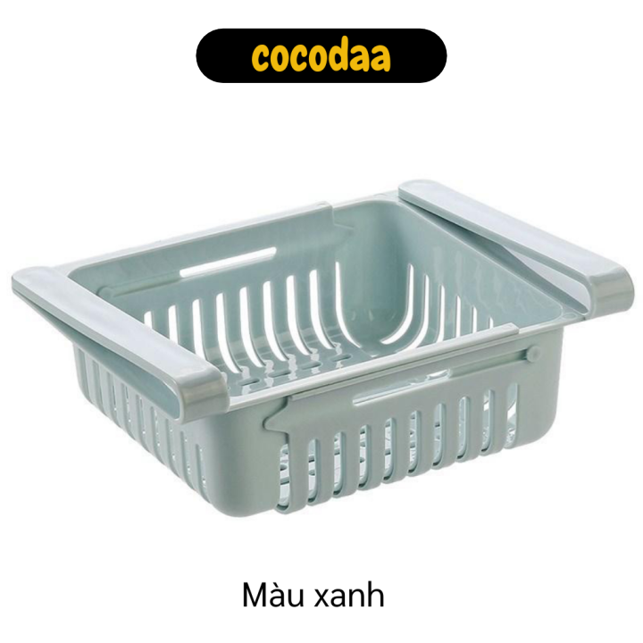 Rổ đựng đồ cài tủ lạnh co dãn - Khay đựng đồ đa năng để tủ lạnh tiết kiệm không gian