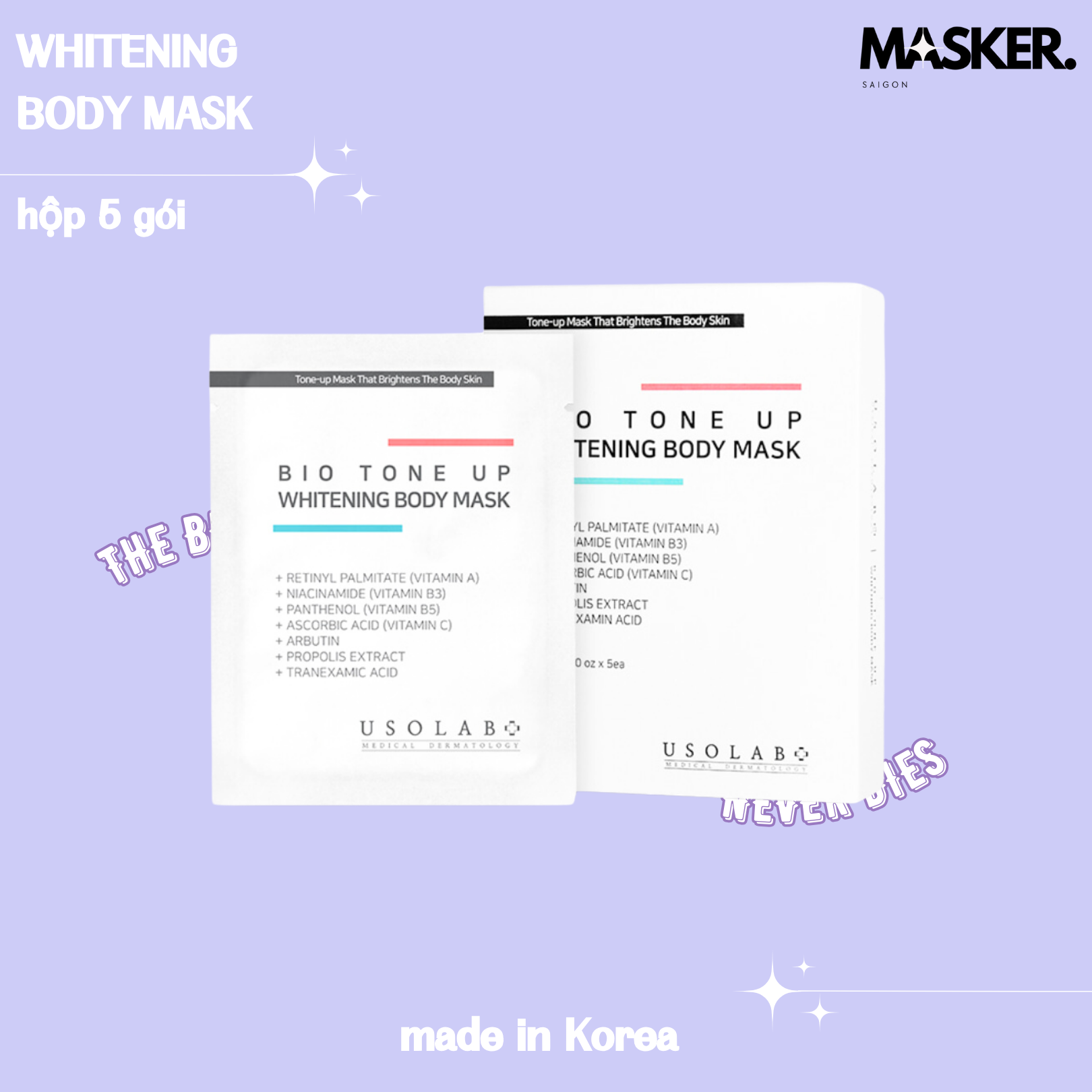 Ủ trắng body (Hộp 5 gói)