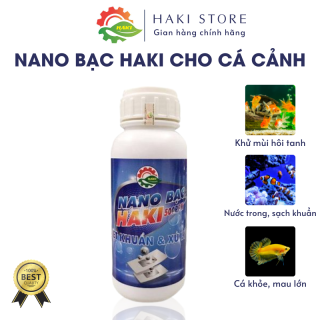 Nano bạc Haki 500ppm Làm trong nước, khử mùi tanh cho cá cảnh thumbnail