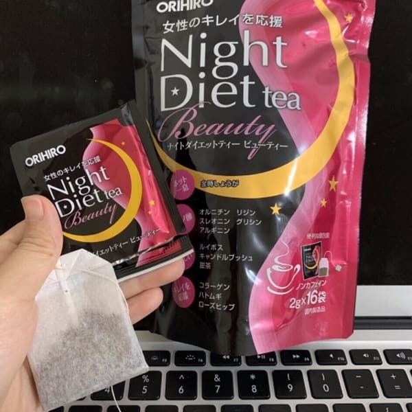 Trà Night Diet Beauty Collagen 16 Gói Hỗ Trợ Giảm Cân Hiệu Quả