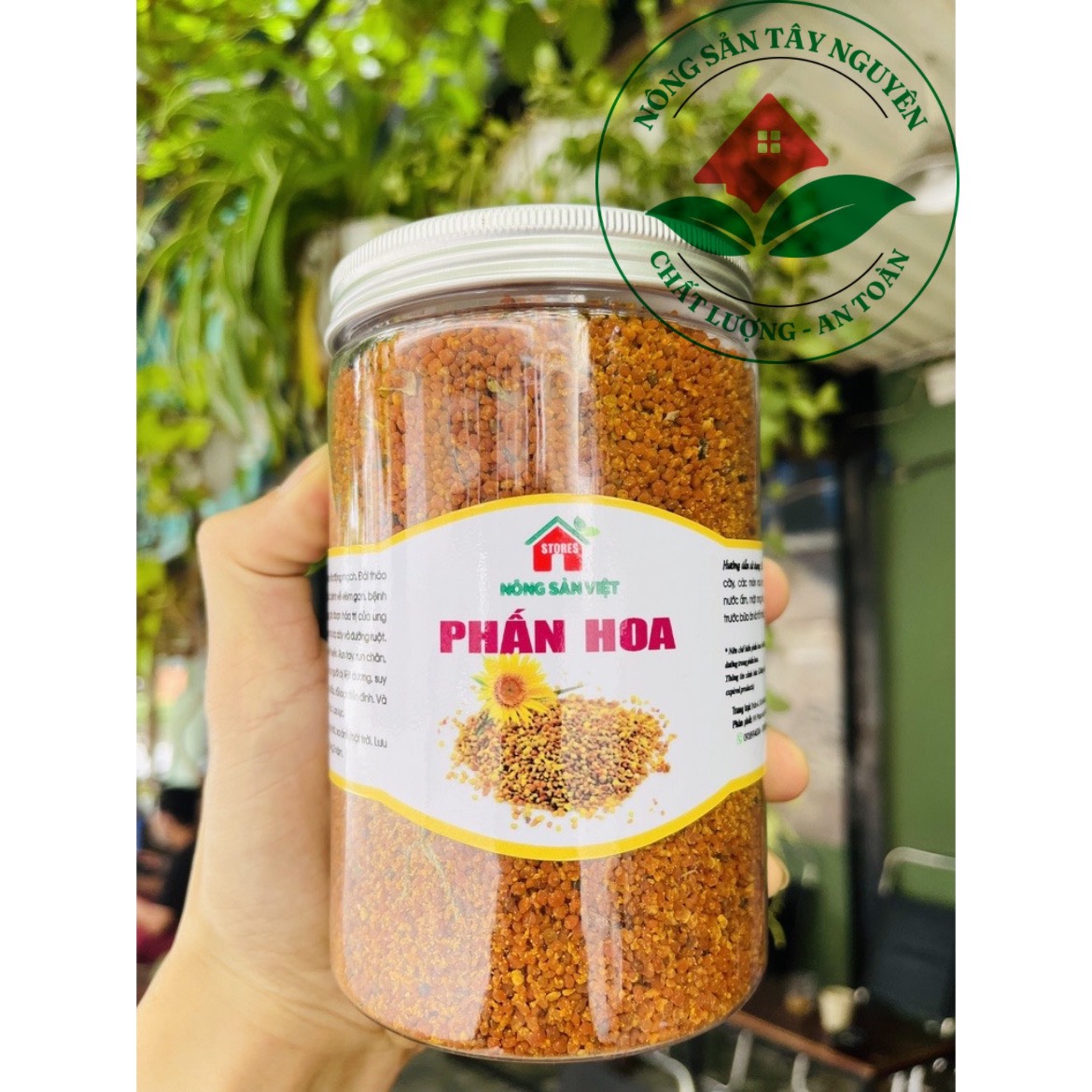 Phấn Hoa Mật Ong Nguyên Chất (Hoa Cỏ Kim) Hộp 500gr