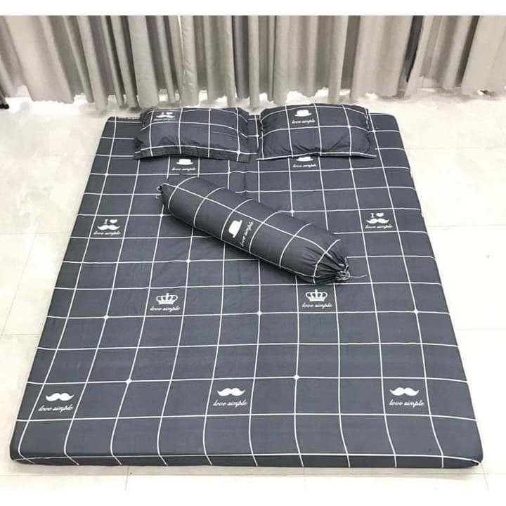 Bộ Ga Gối Cotton Poly mẫu Sư Tử Vàng