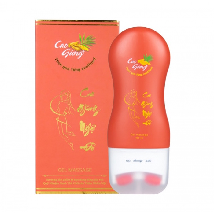Thanh Lăn Cao Gừng Nghệ Đỏ Tan Mỡ Thừa (180ml)