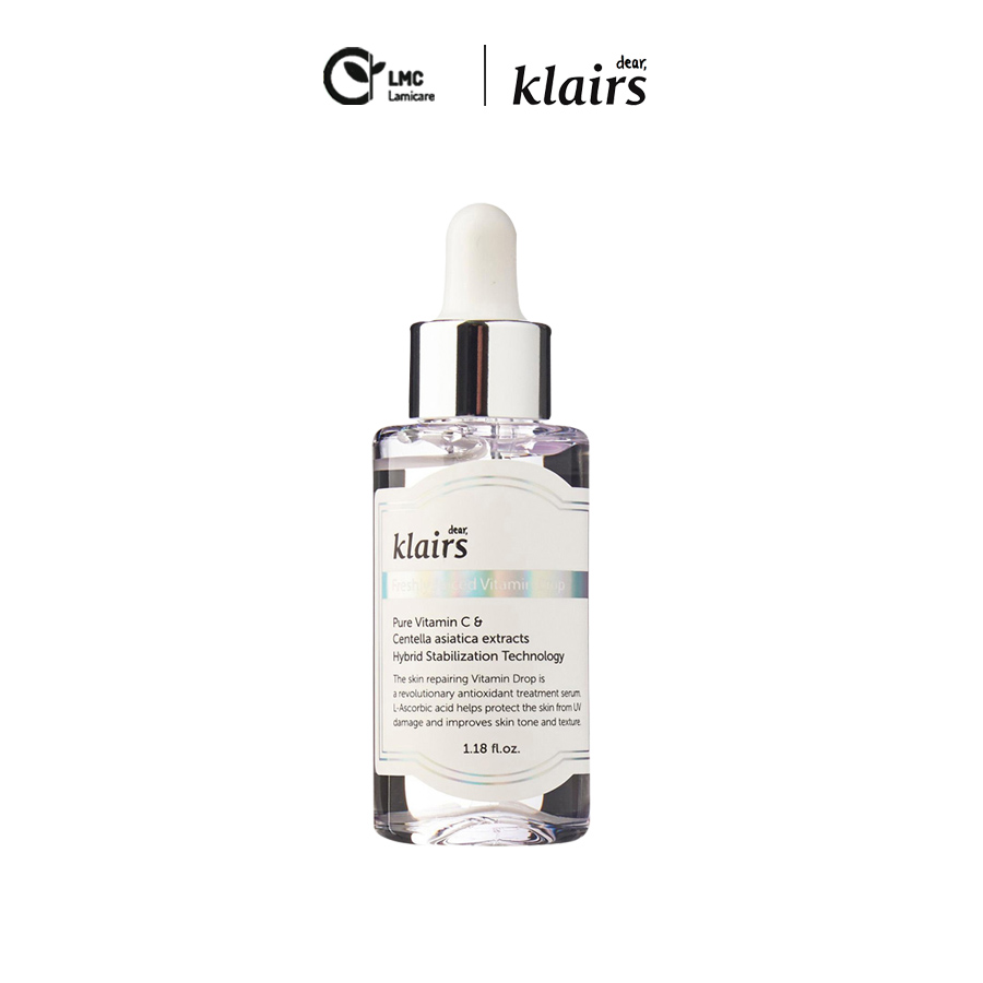 Serum làm trắng đều màu da hiệu quả Klairs vitamin c freshly vitamin drop 35ml