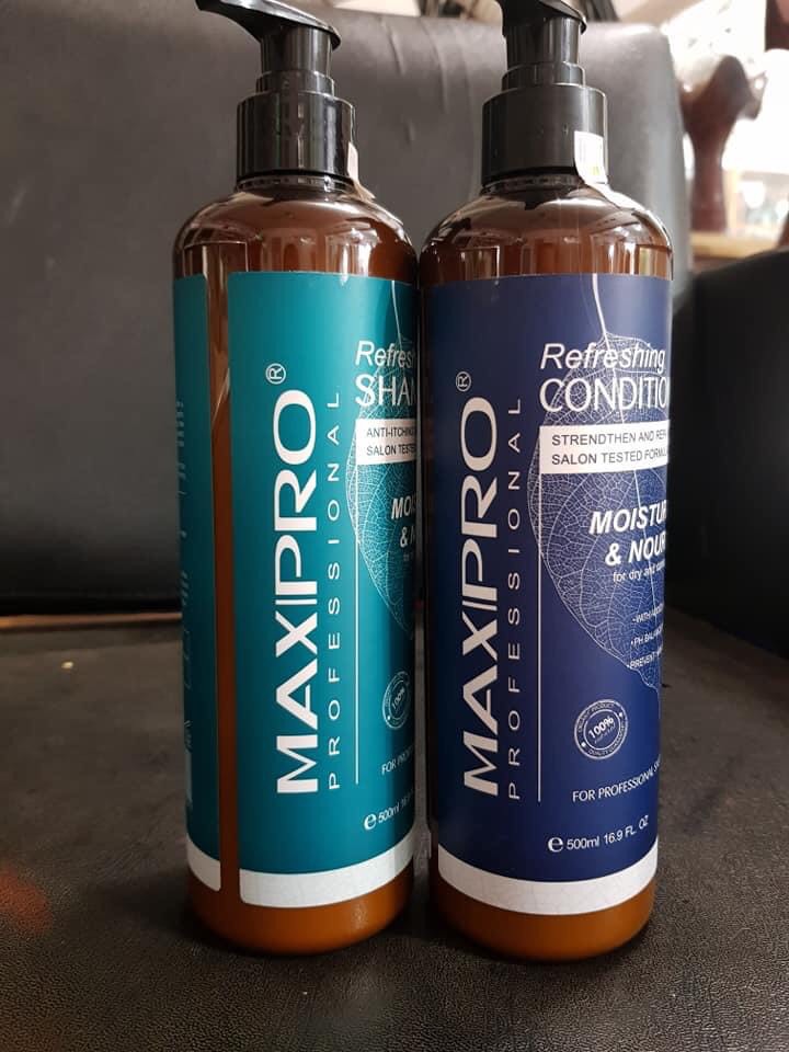 Dầu gội xả Maxpro siêu phục hồi Refreshing 500ml - 800ml