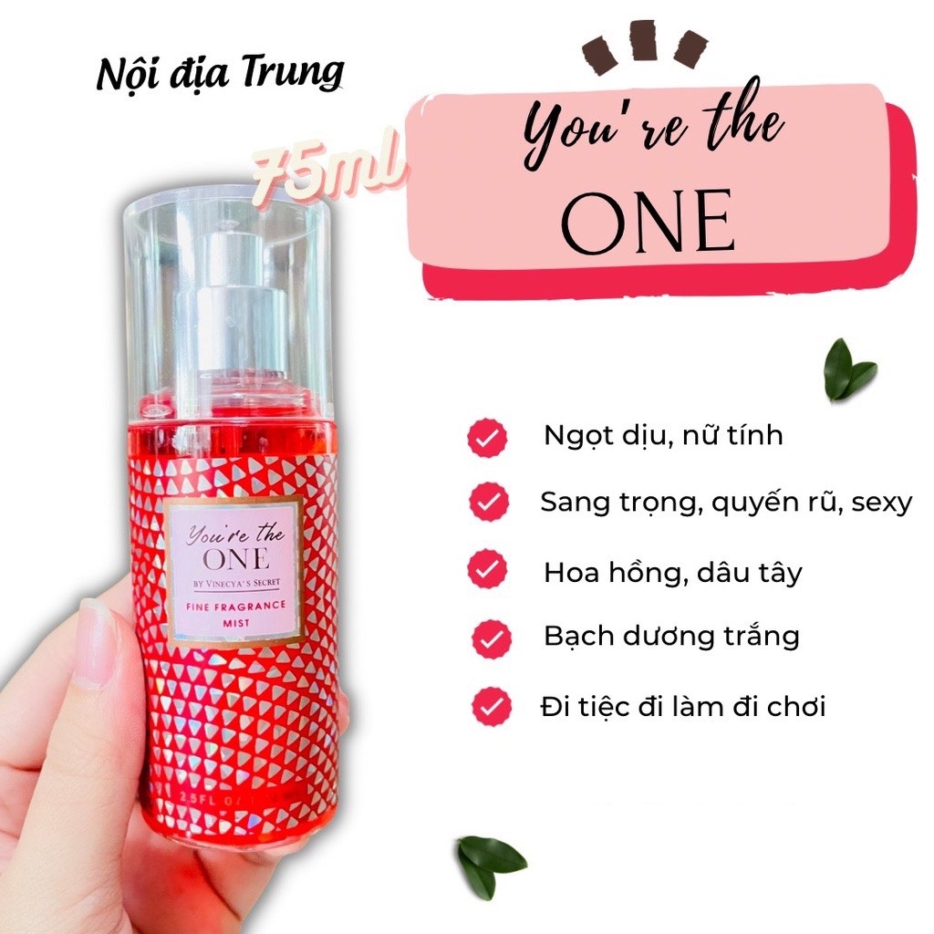 Body Mist Xịt Thơm Toàn Thân 75ml - SBK179