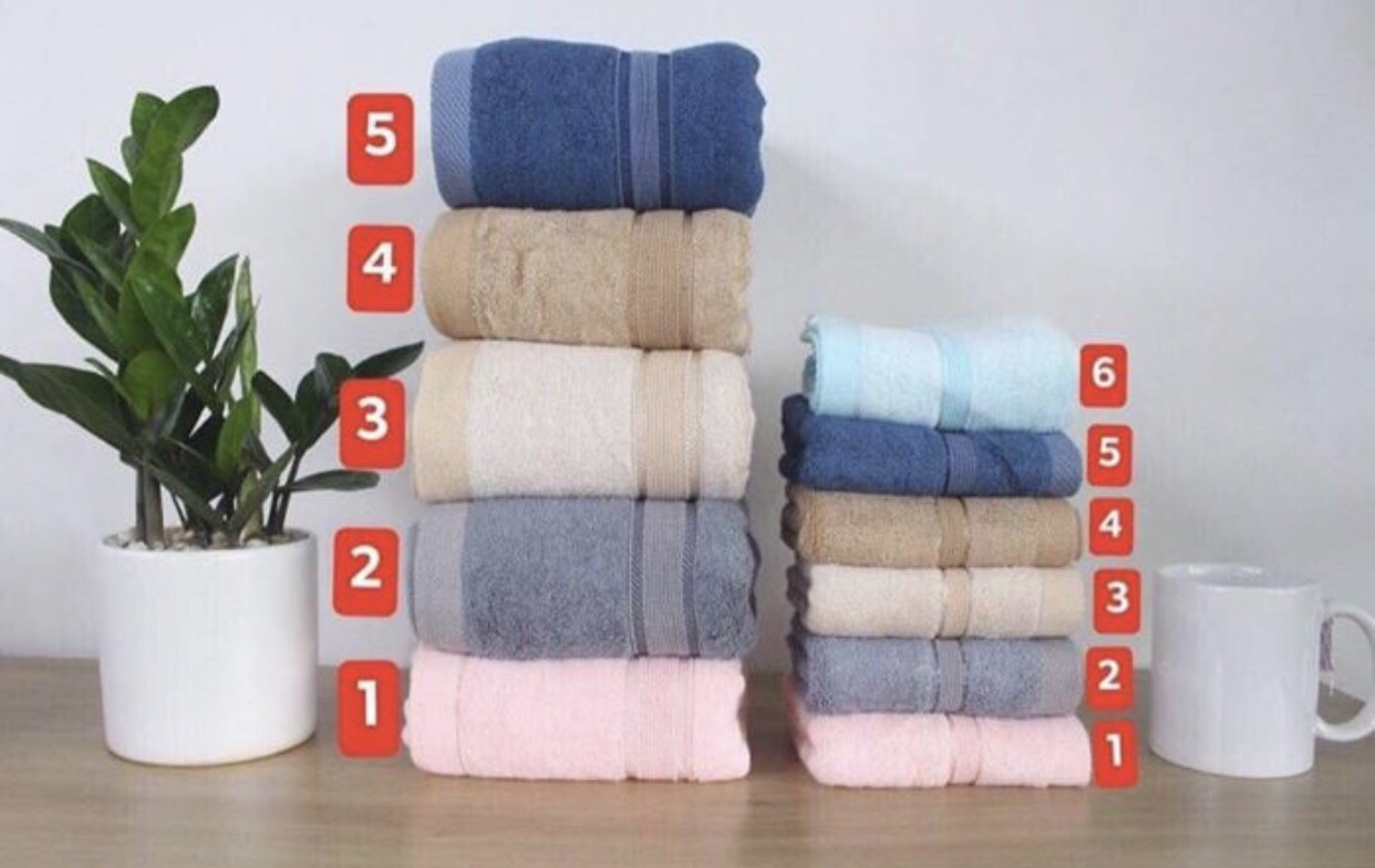 combo 12 khăn vải sợi tre - A012
