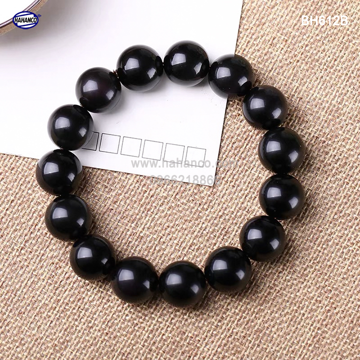 Vòng tay sừng trâu đen - Giúp tâm bạn tĩnh chế ngự nóng nảy - tâm linh - Tài Lộc (BH612B) Bracelet of Hahanco