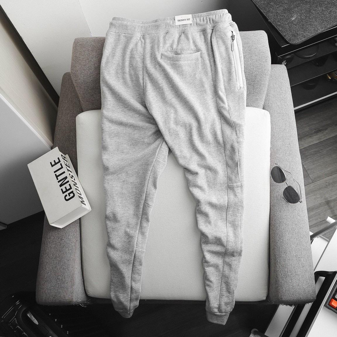 [VNXK] Quần jogger thun 2 màu Đen/Xám - shop LASTORE