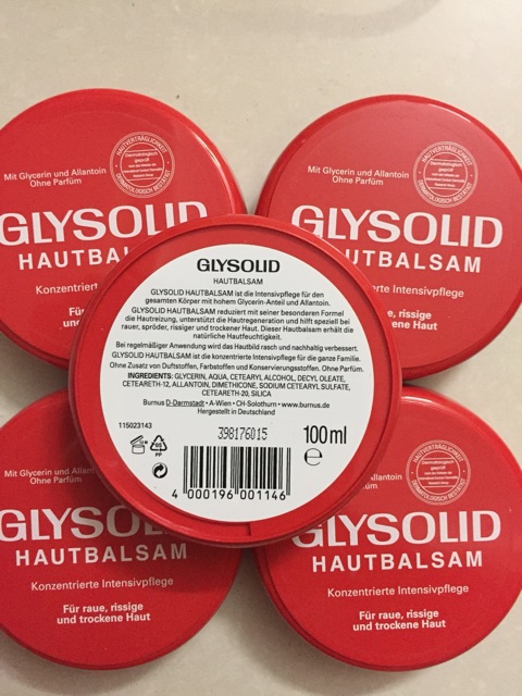 Kem Nẻ Gót Glysolid Hautbalsam, 100 ml