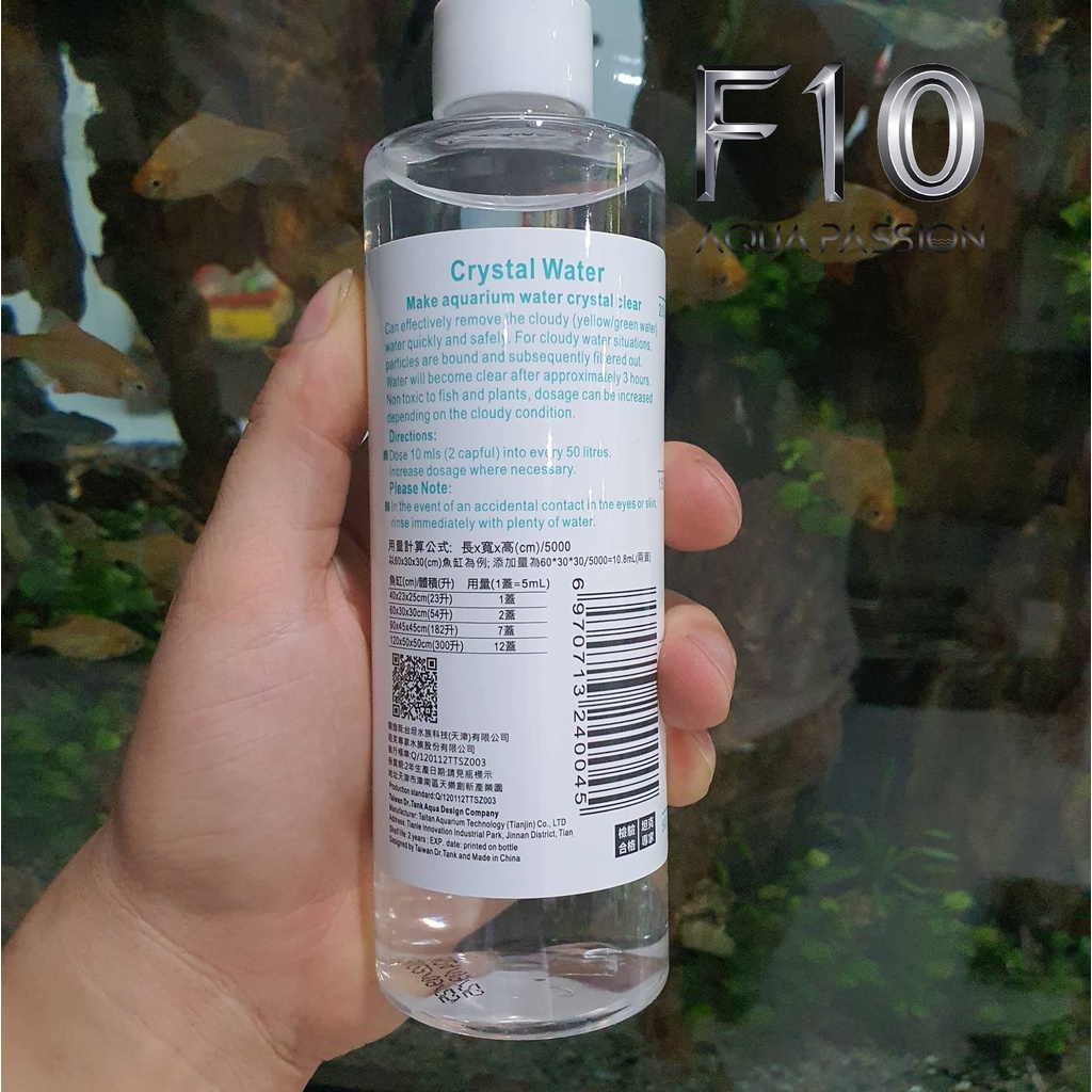 Dr.tank crystal water làm trong nước hồ cá thủy sinh cấp tốc