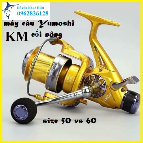 {} Máy Câu Cá Yumoshi KM60 máy cực khỏe  (cam kết đổi trả trong 2 tuần đầu)