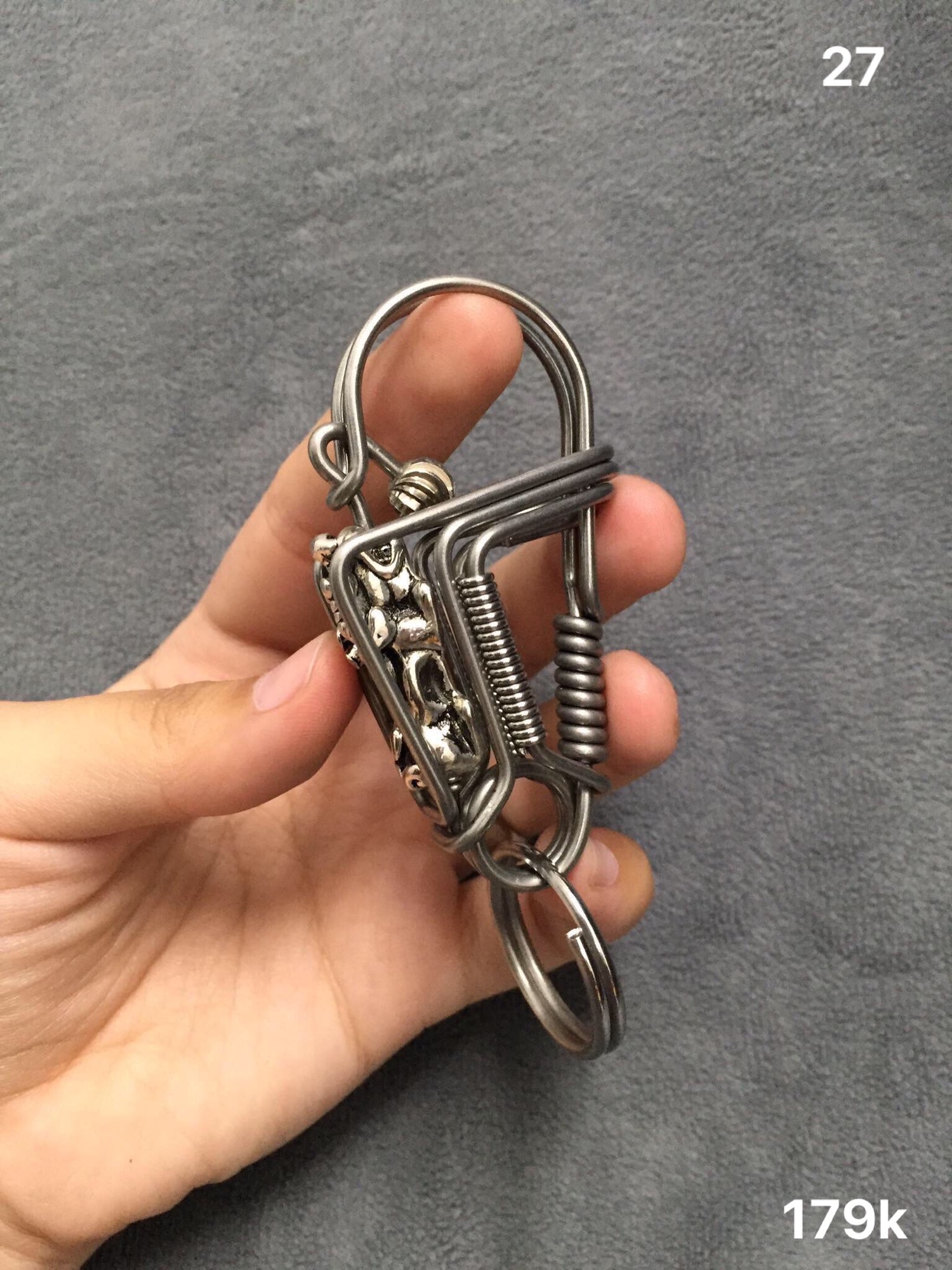 Móc khoá tỳ hưu inox giá rẻ