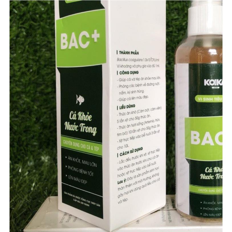 Men vi sinh tiêu hóa cho cá BAC +