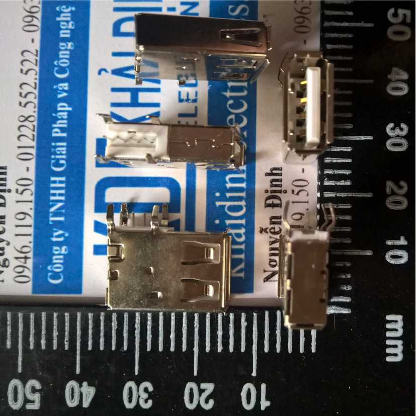 10 cái đầu cổng usb a cái chân dip, trụ dip loại đứng 90 độ kde2793