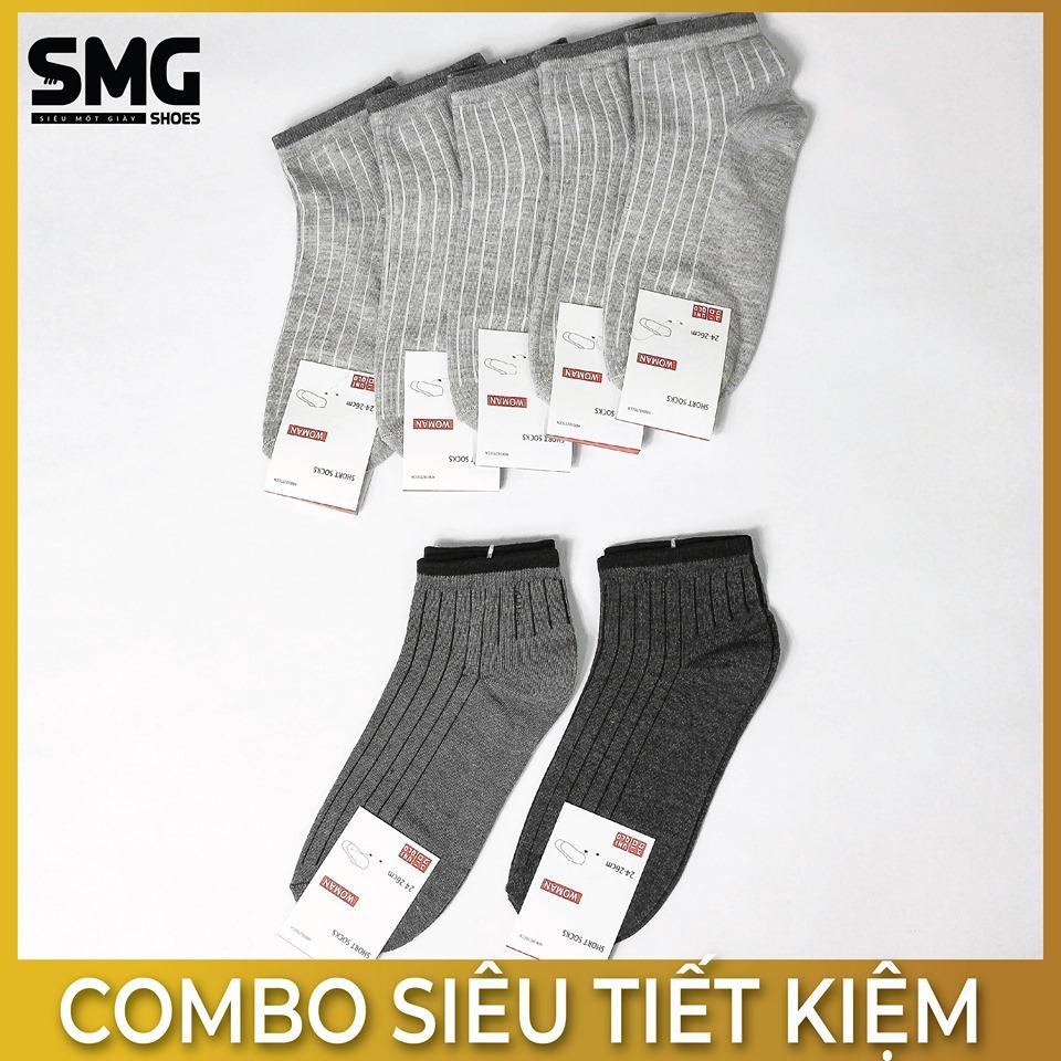 [COMBO 05 ĐÔI TIẾT KIỆM] Tất Nữ Cổ Ngắn-Tất Nữ Mắt Cá Chân, Vớ Nữ Cổ Ngắn-Tất Chân Nữ Cổ Ngắn-Tất Nữ Cổ Thấp-Vớ Nữ Cổ Thấp-Vớ Mang Ở Nhà-Tất Nữ Thể Thao-Vớ Nữ Thể Thao-Tất Nữ Thoáng Nhẹ - 95% Vải Sợi Tre, Thoáng Mát, Khử Mùi - Không Bai xù