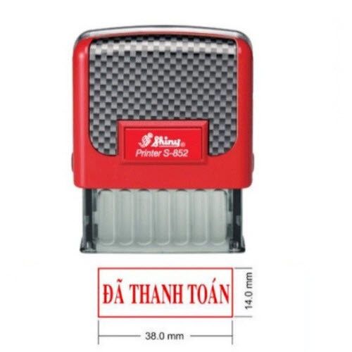 Dấu ĐÃ CHI TIỀN - Shiny Printer S-842, S-222