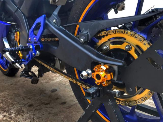 Nhông sên dĩa cho xe Yamaha r15 v3 - loại 10li và 12li Phốt Caosu Đệm