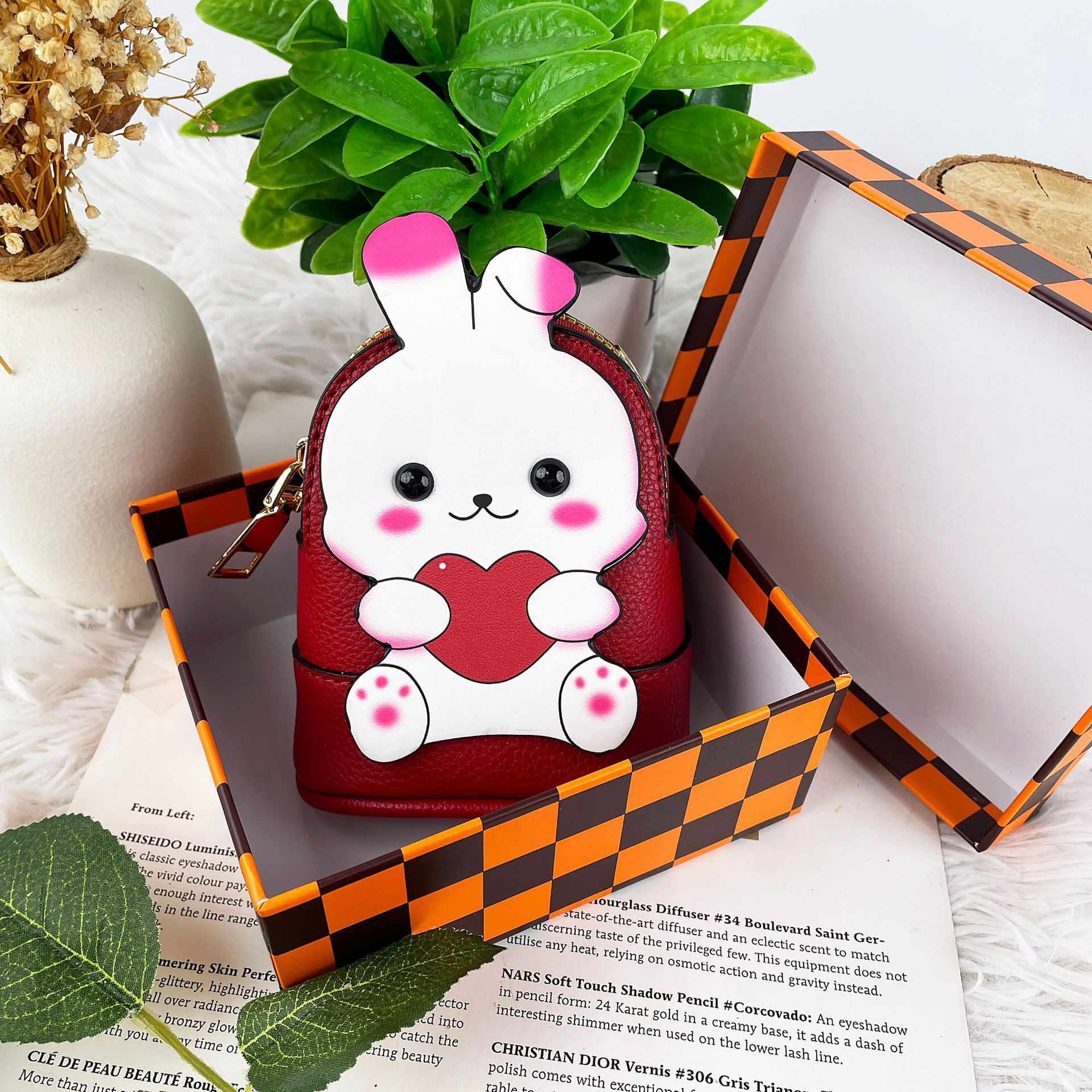 Túi Đeo Chéo Mini hình thỏ đáng yêu, thời trang