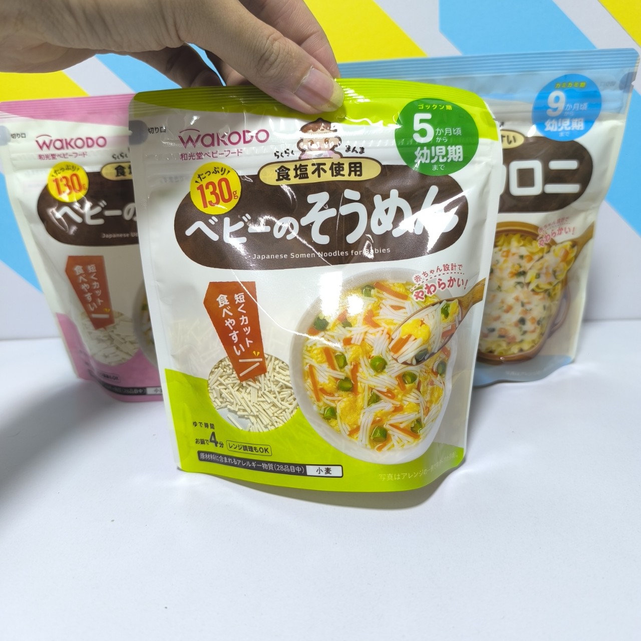 Mỳ somen rau củ Nhật Bản cho bé ăn dặm