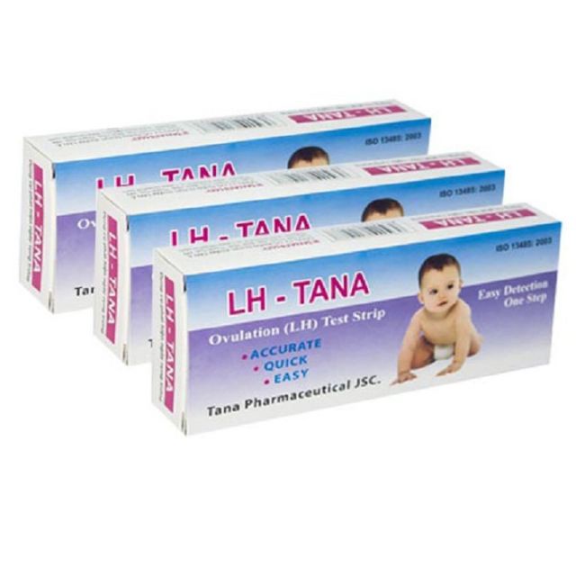 Combo 12 Que Thử Rụng Trứng Ovulation (Lh) Test Strip