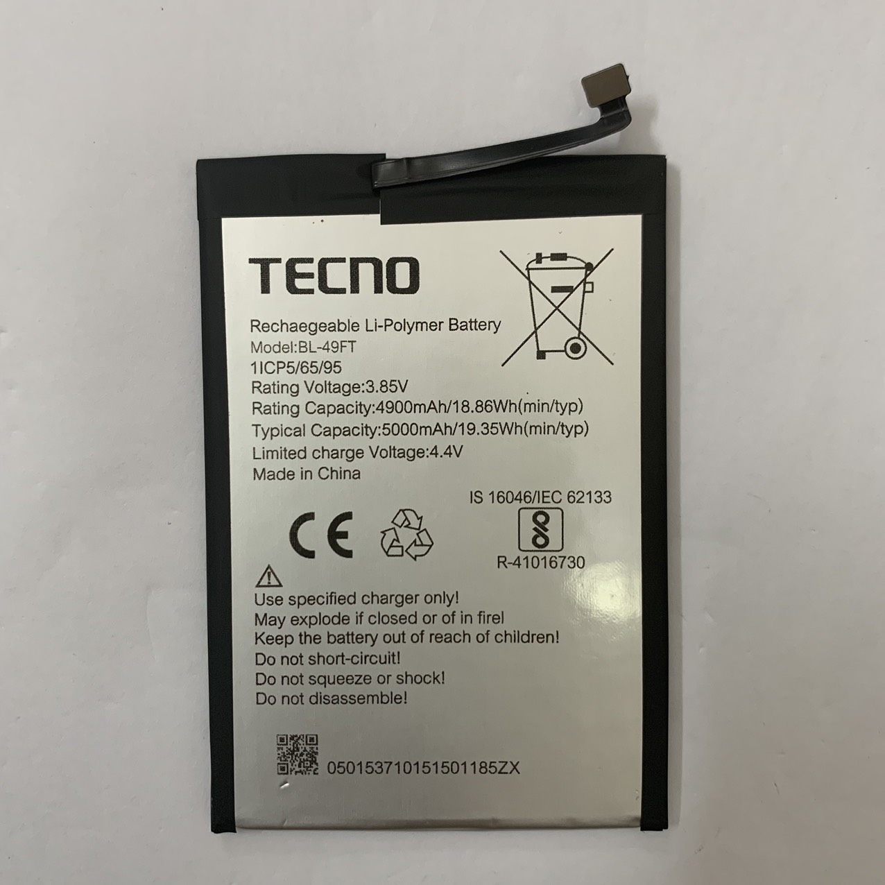 Pin Tecno Ke7/Ce7 (Bl-49HT)