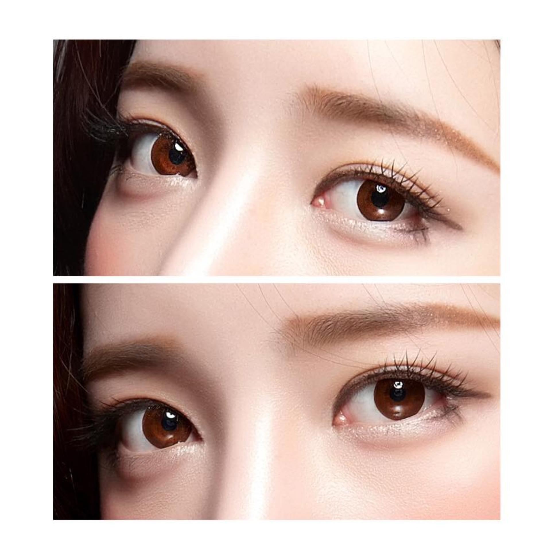 lens nâu tự nhiên size nhỏ