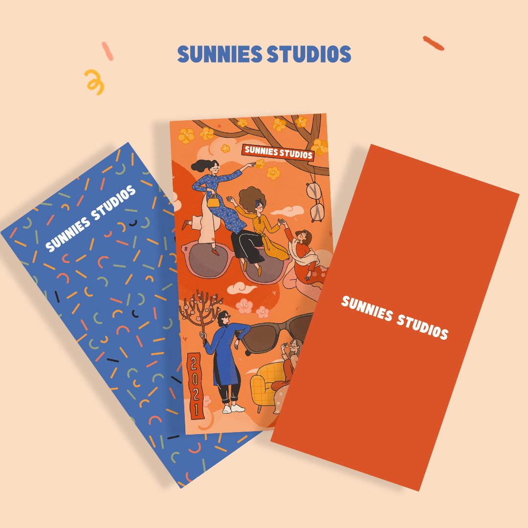 Bộ 6 Lì Xì Sunnies Studios Tết 2021 (Phiên bản giới hạn)