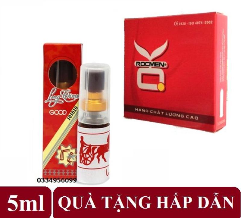 Bộ 1 hộp BCS OK 3 chiếc tặng 1 Longtime kéo dài thời gian 5ml