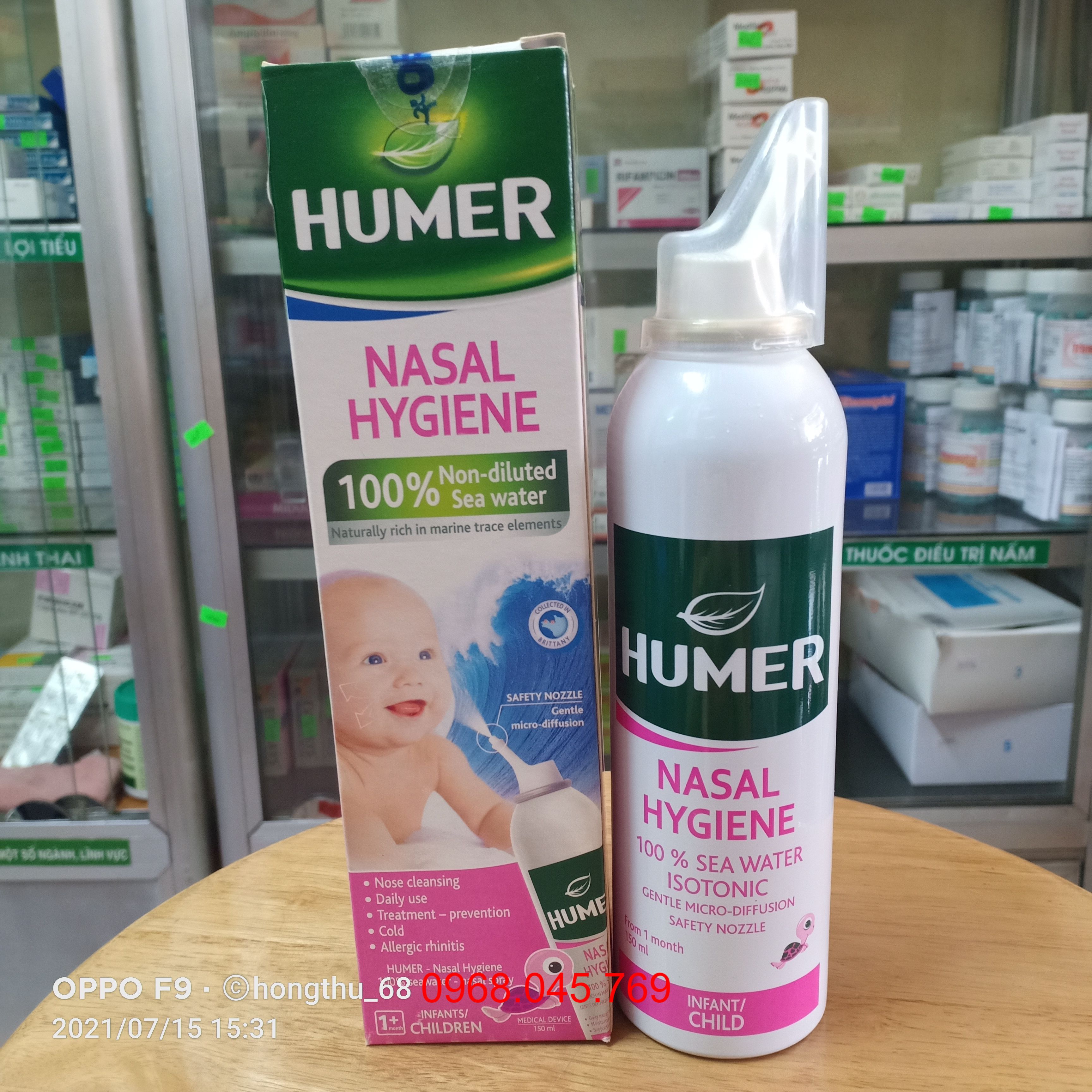 Humer dung dịch vệ sinh mũi - Lọ 150ml