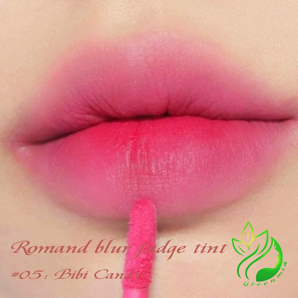 Son Romand Kem Lì Vỏ Vuông Blur Fudge Tint Full Màu Hàn Quốc 5g