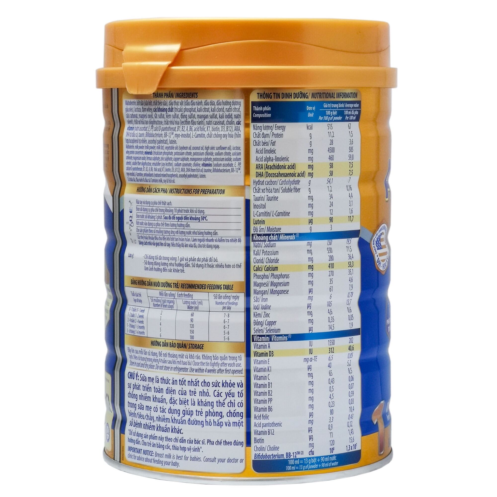 [Hoàn tiền 12%] Sữa Bột Dielac Alpha gold IQ 4 900g