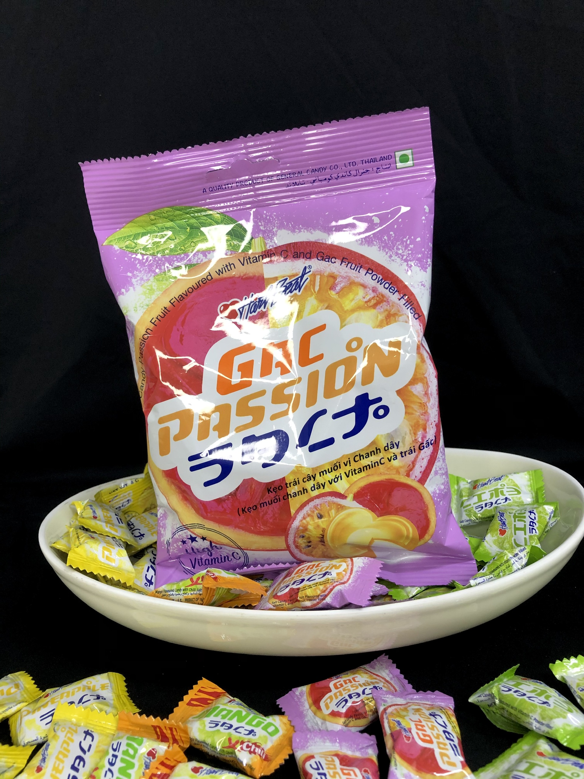 KẸO CHANH DÂY MUỐI HARTBEAT 120G