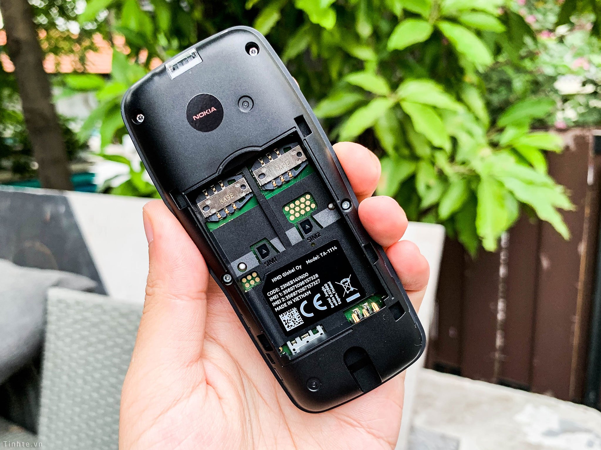 Điện thoại Nokia 106 (2018) 2 Sim( Máy đã sử dụng ) được thay vỏ mới,pin sạc mới