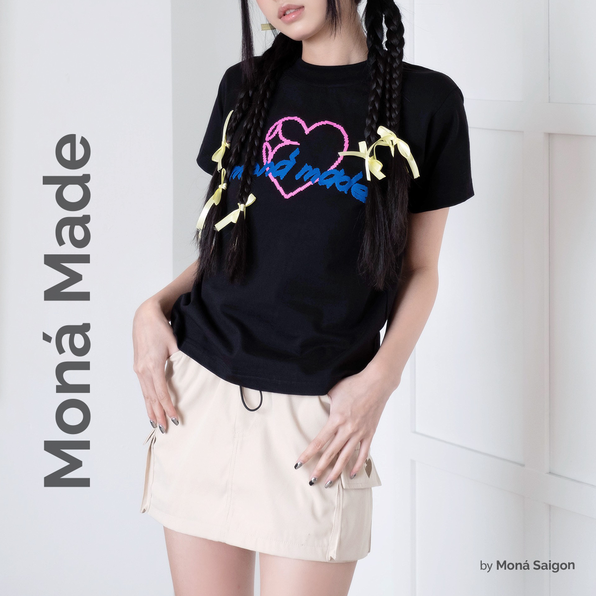 [VOUCHER 12%/149K] Áo thun baby tee MONÁ - UNE