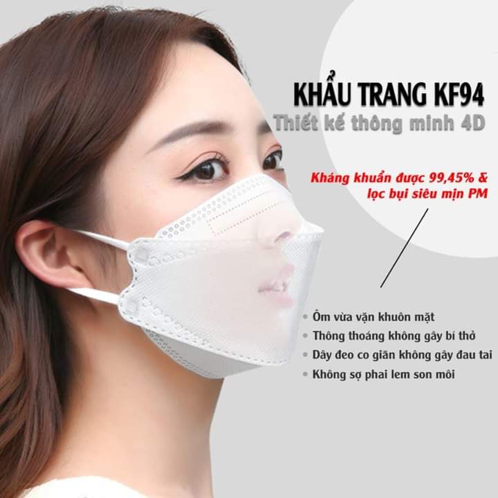 Khẩu trang kf94 4 lớp