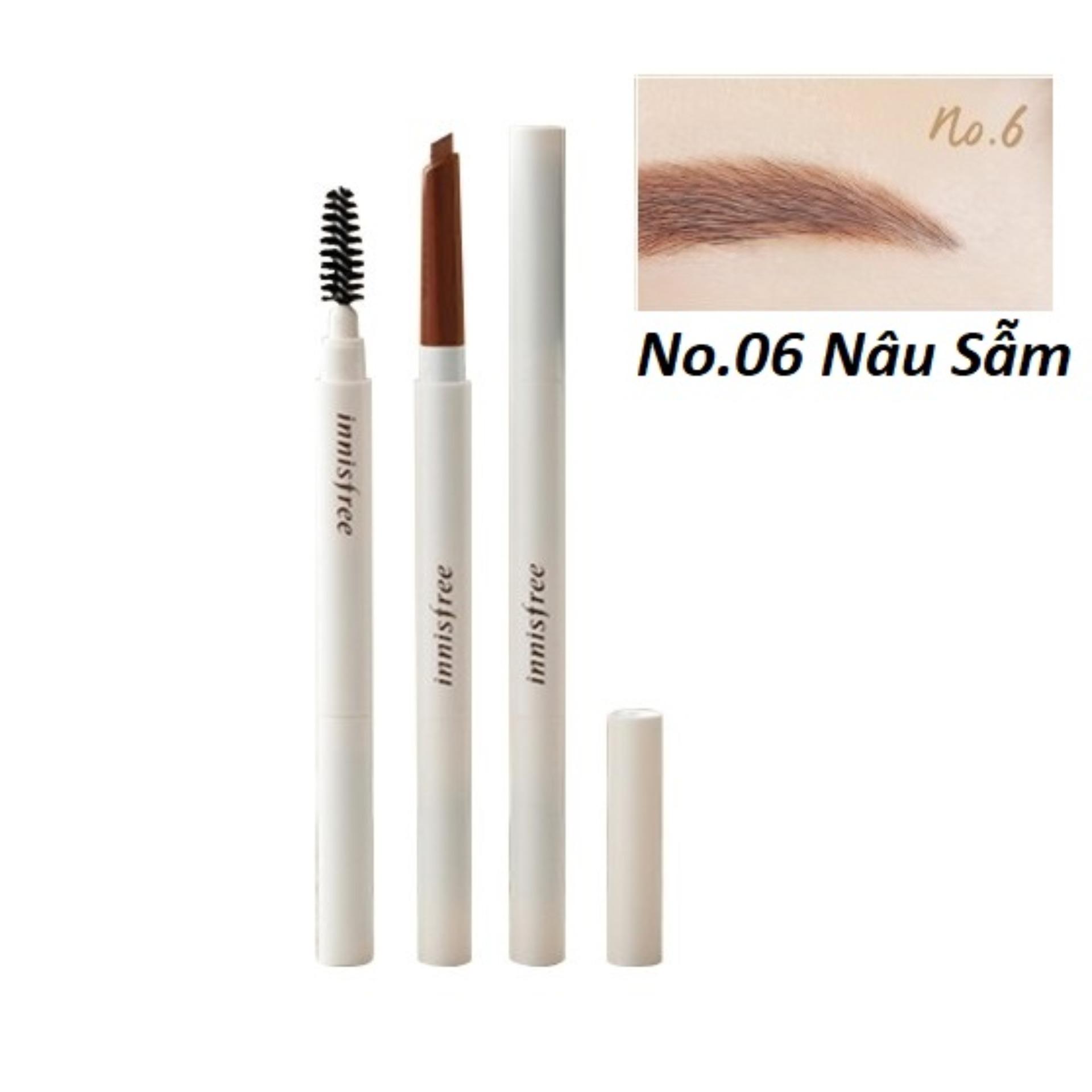 [HCM]Chì Kẻ Mày Ngang Innisfree Auto Eyebrow Pencil (Trắng)