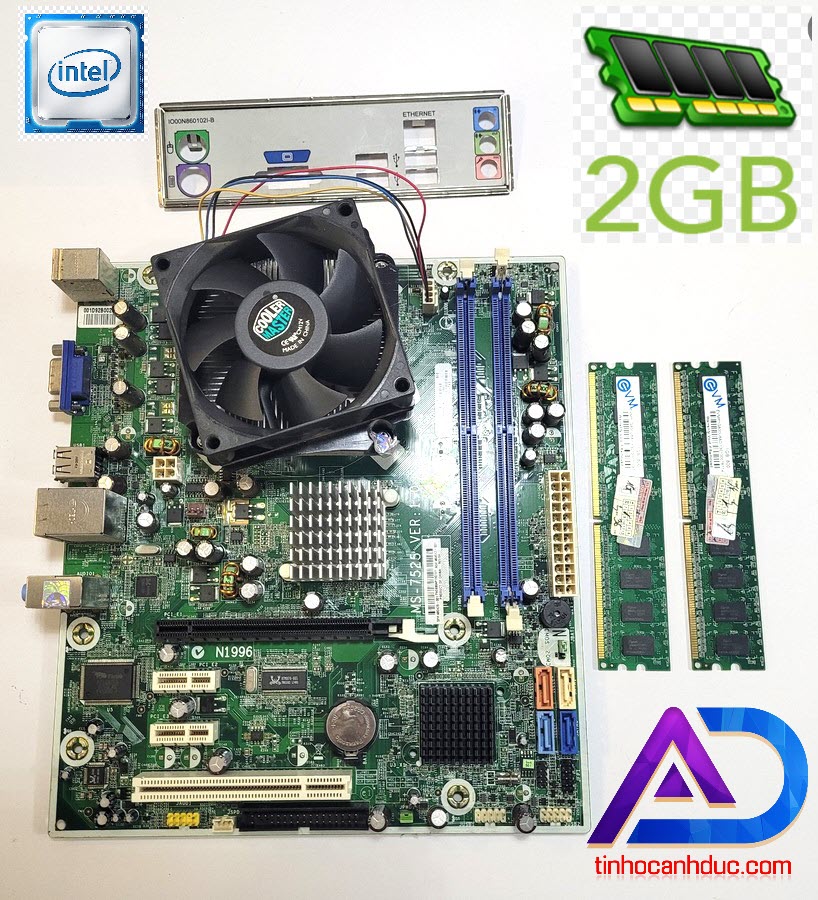 Main Asus Giga G31 tặng CPU, FAN, FE chắn main đầy đủ