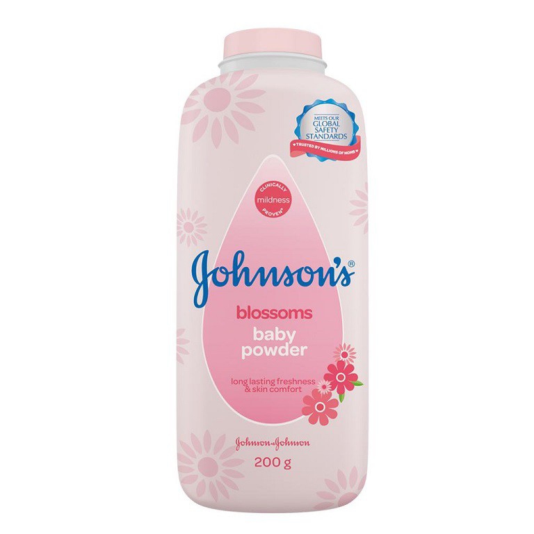 Phấn rôm Johnsons Baby Powder hương hoa cho bé