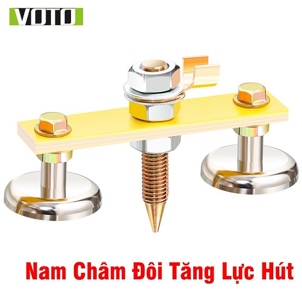 Kẹp mass, kẹp mát nam châm voto lực hút mạnh cho máy hàn