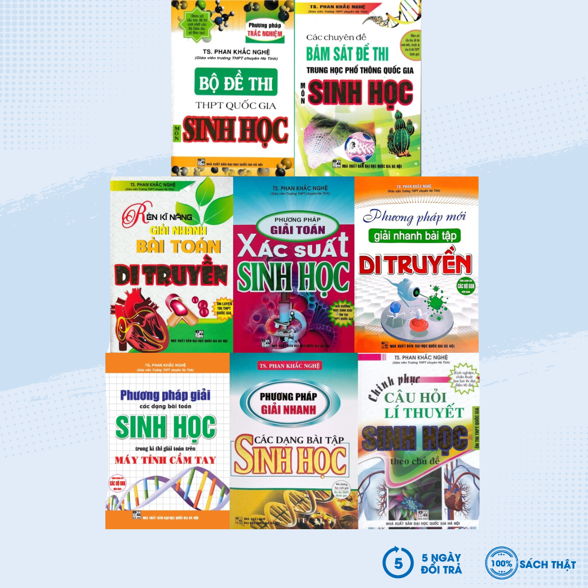 Sách - Combo Sinh Học Của Tác Giả Phan Khắc Nghệ (Bộ 8 Cuốn) - (HA) - Newshop