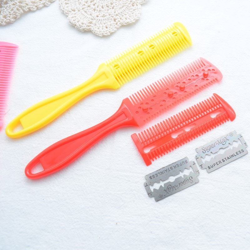 Dụng Cụ Cắt Tóc PHUKIENTHACHSANH Lược Tỉa Chải Tóc Tỉa Thưa