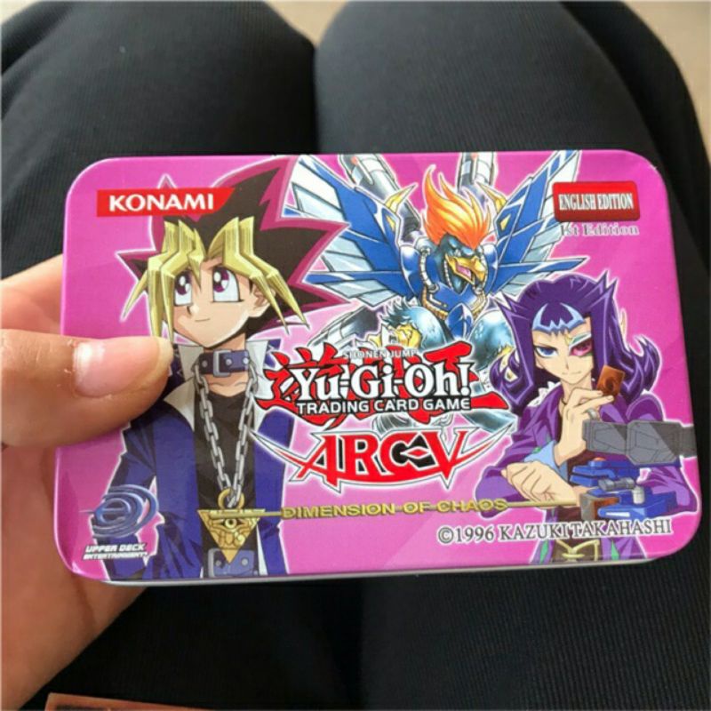 Hộp thẻ bài magic yugi oh hộp sắt nhiều mẫu 40 thẻ