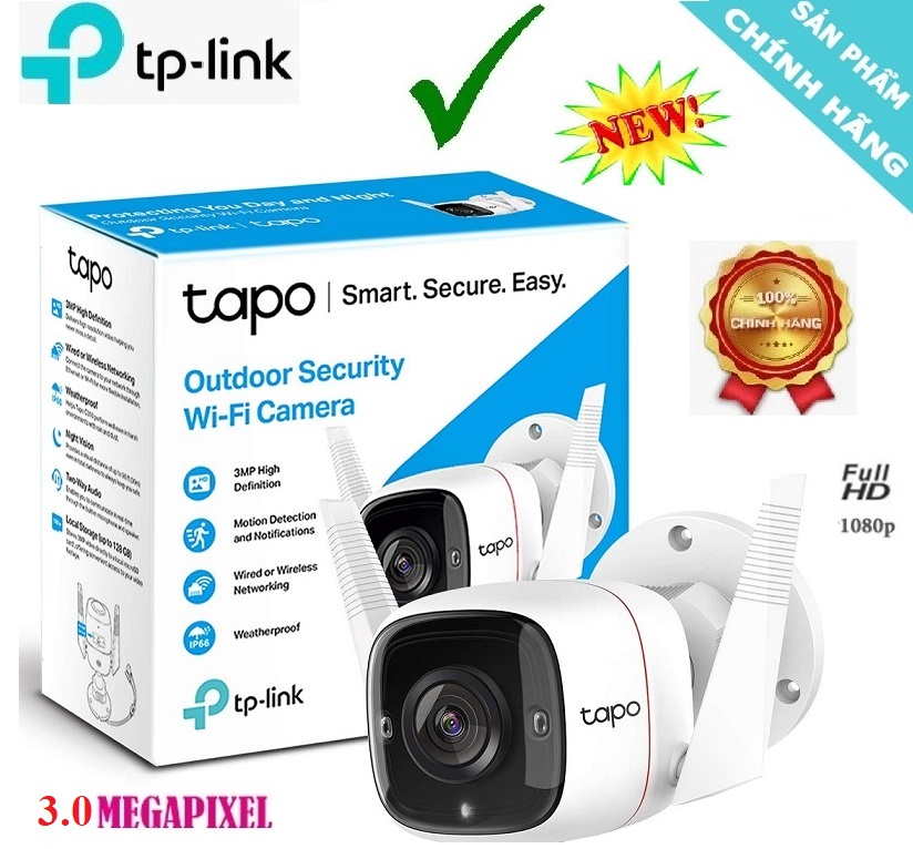 Camera ip wifi tp-link tapo c310 3mp an ninh ngoài trời