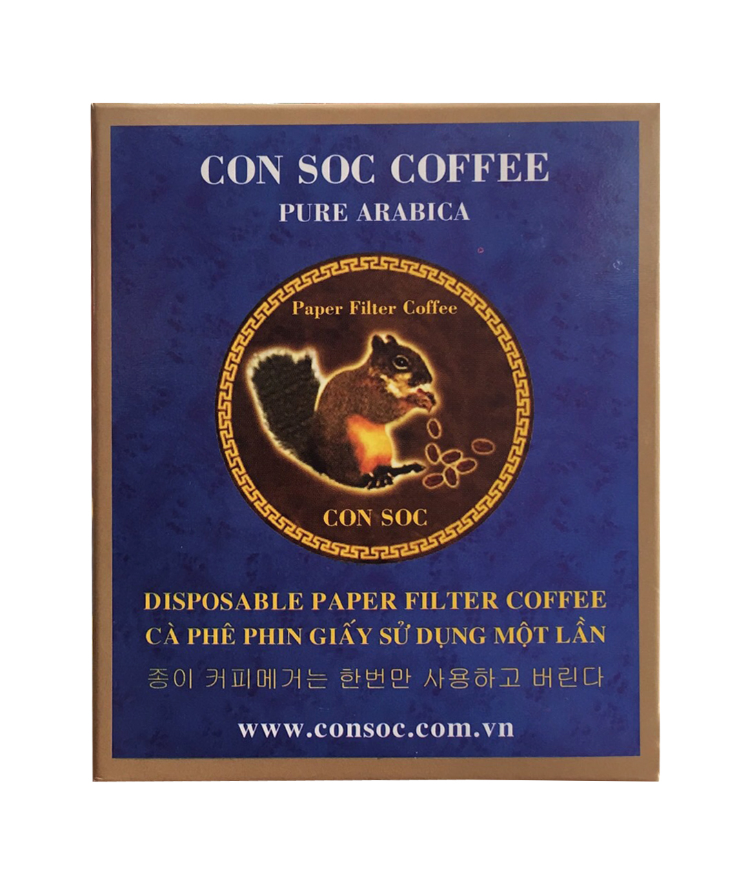 Cà phê Con Sóc Phin Lọc Xanh 7g