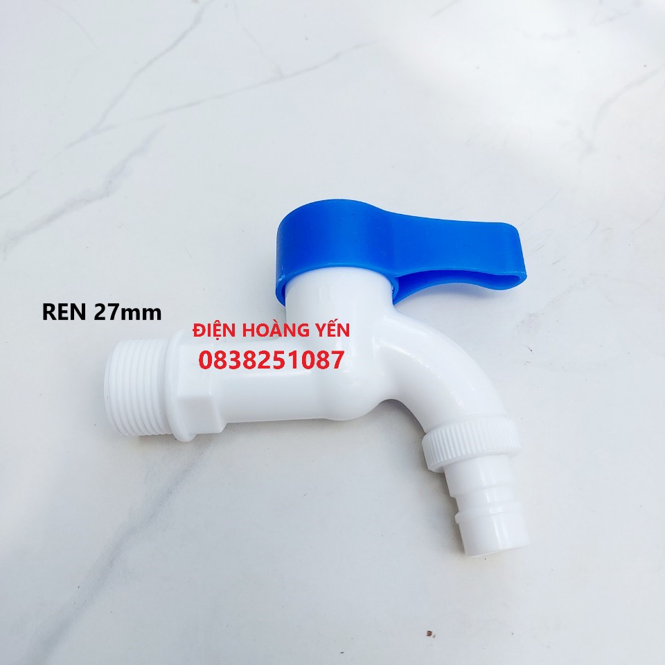 Vòi nước vòi hồ nhựa phi 21mm 27mm