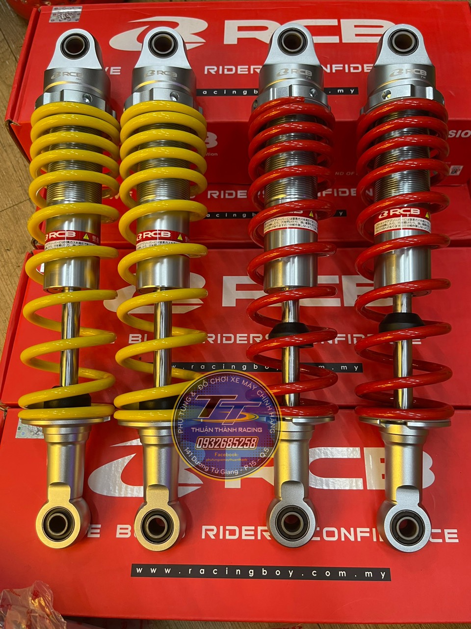Phuộc sau Wave / future / Dream hiệu Racing boy mẫu C - RCB