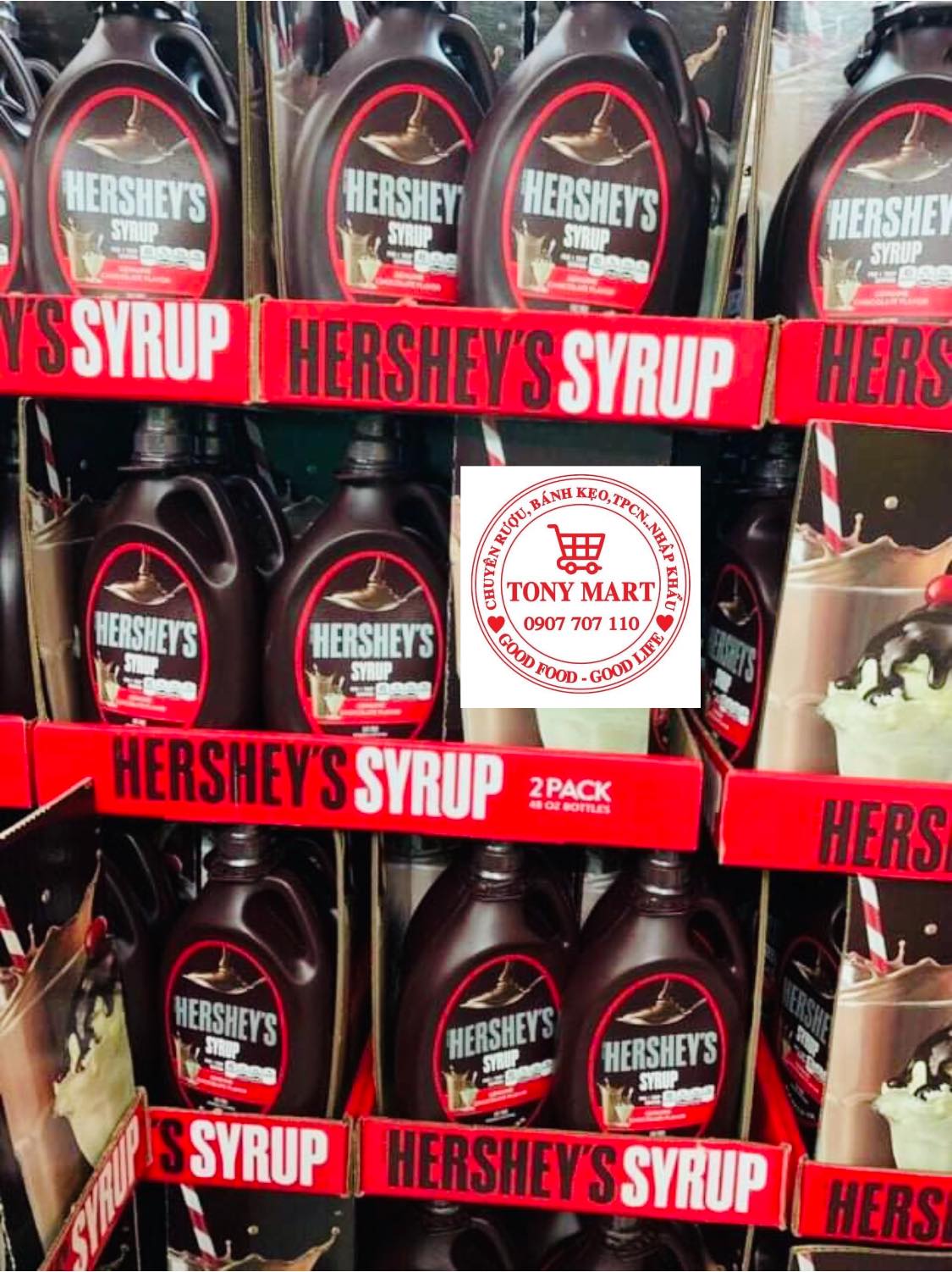 [HCM]SI RÔ HERSHEY’S CHOCOLATE SYRUP 1 36KG - USA