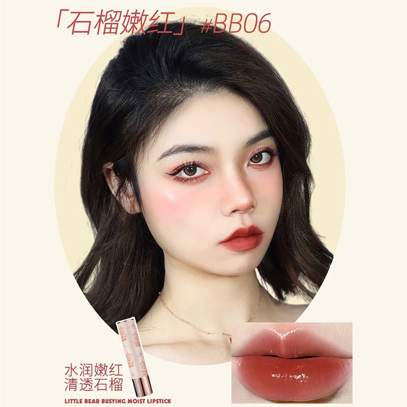 Son Thỏi ATORS Son Dưỡng Có Màu Little Bear Lipstick